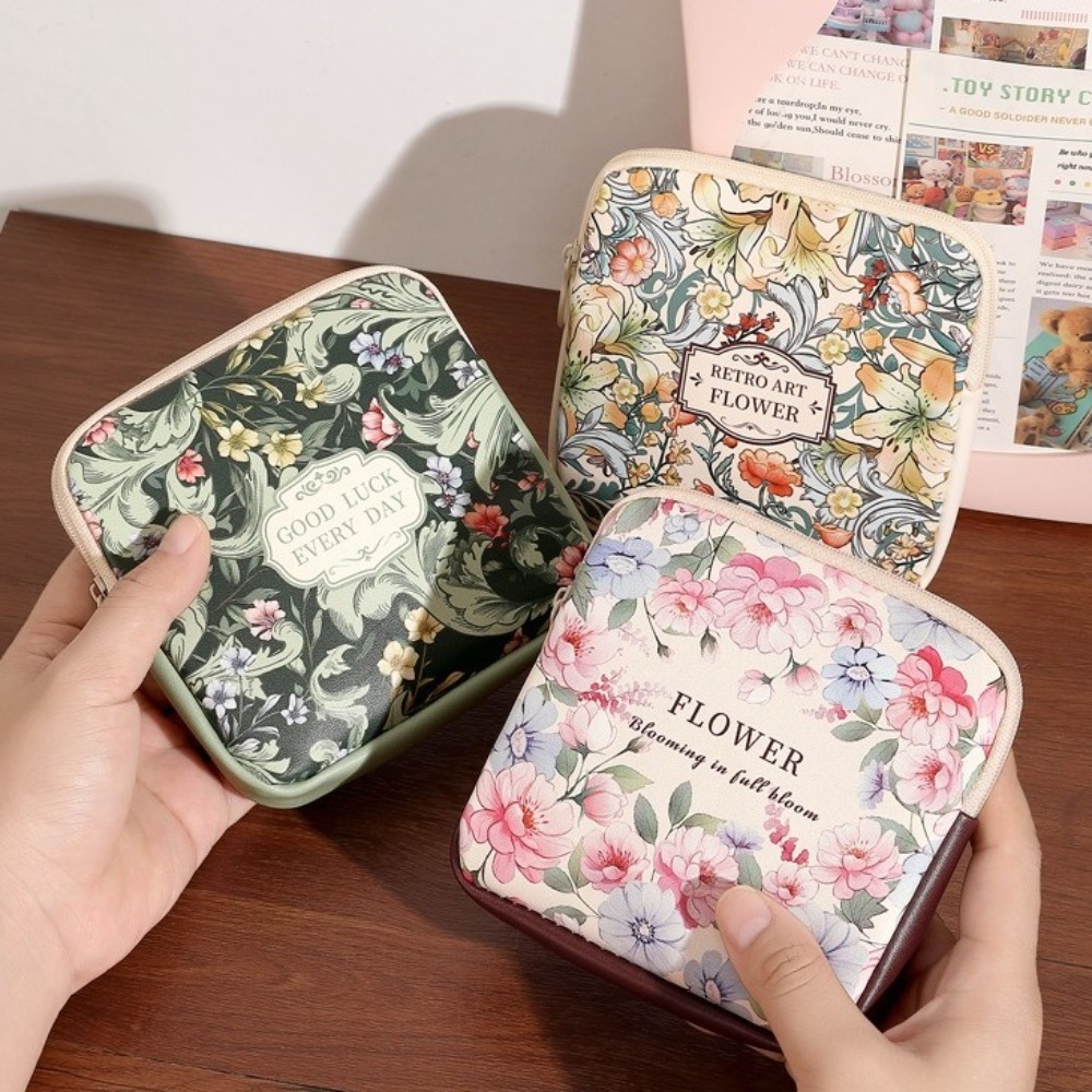 Cosmetic Bags - Neue PVC-Damenbinden-Tasche, große Kapazität, Mehrzweck-Kosmetiktasche, Münzgeldbörse