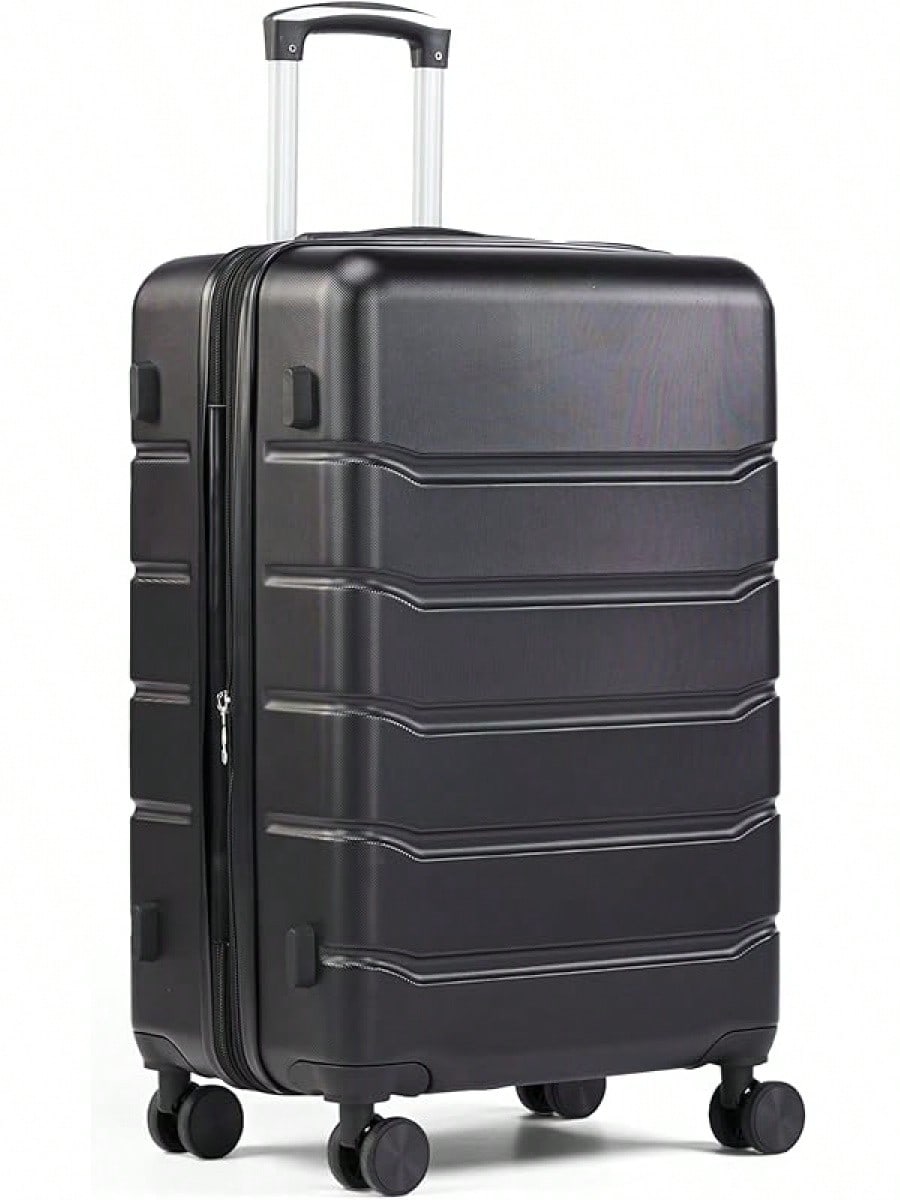 Expandable Hard Shell Luggage Set - 3-teiliges Gepäckset, Hartschalen-Handgepäck, erweiterbarer leichter Rollkoffer