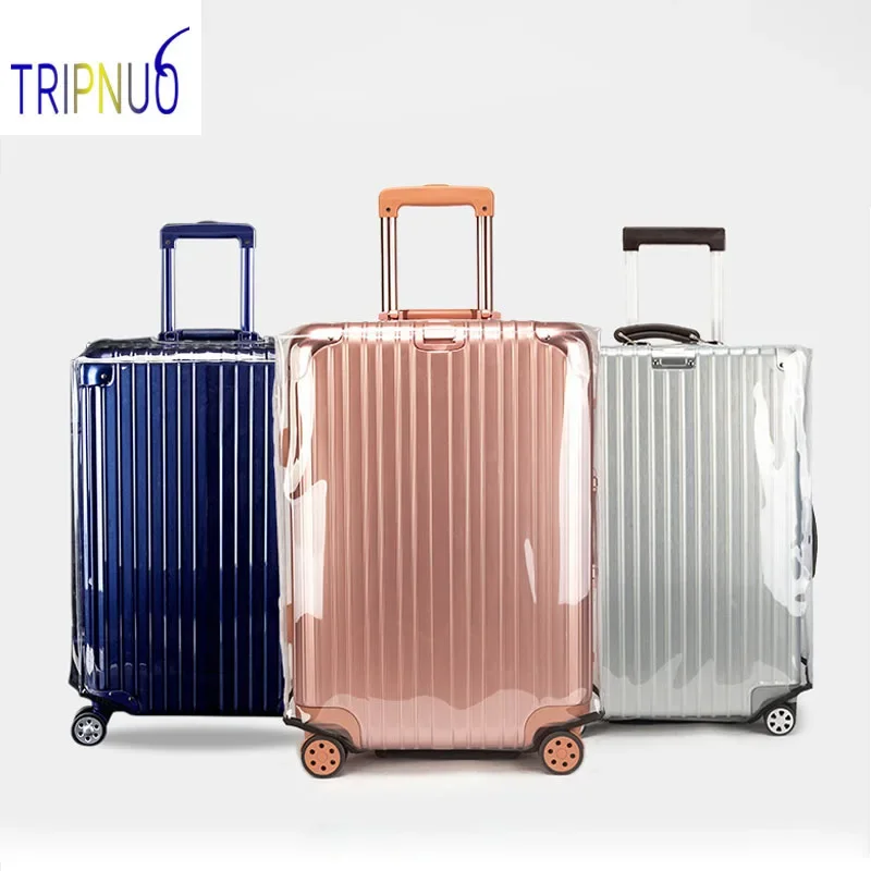 Luggage Protective Cover Transparent - Transparente PVC-Gepäckabdeckung, wasserdichte Kofferschutzhülle für 20–30