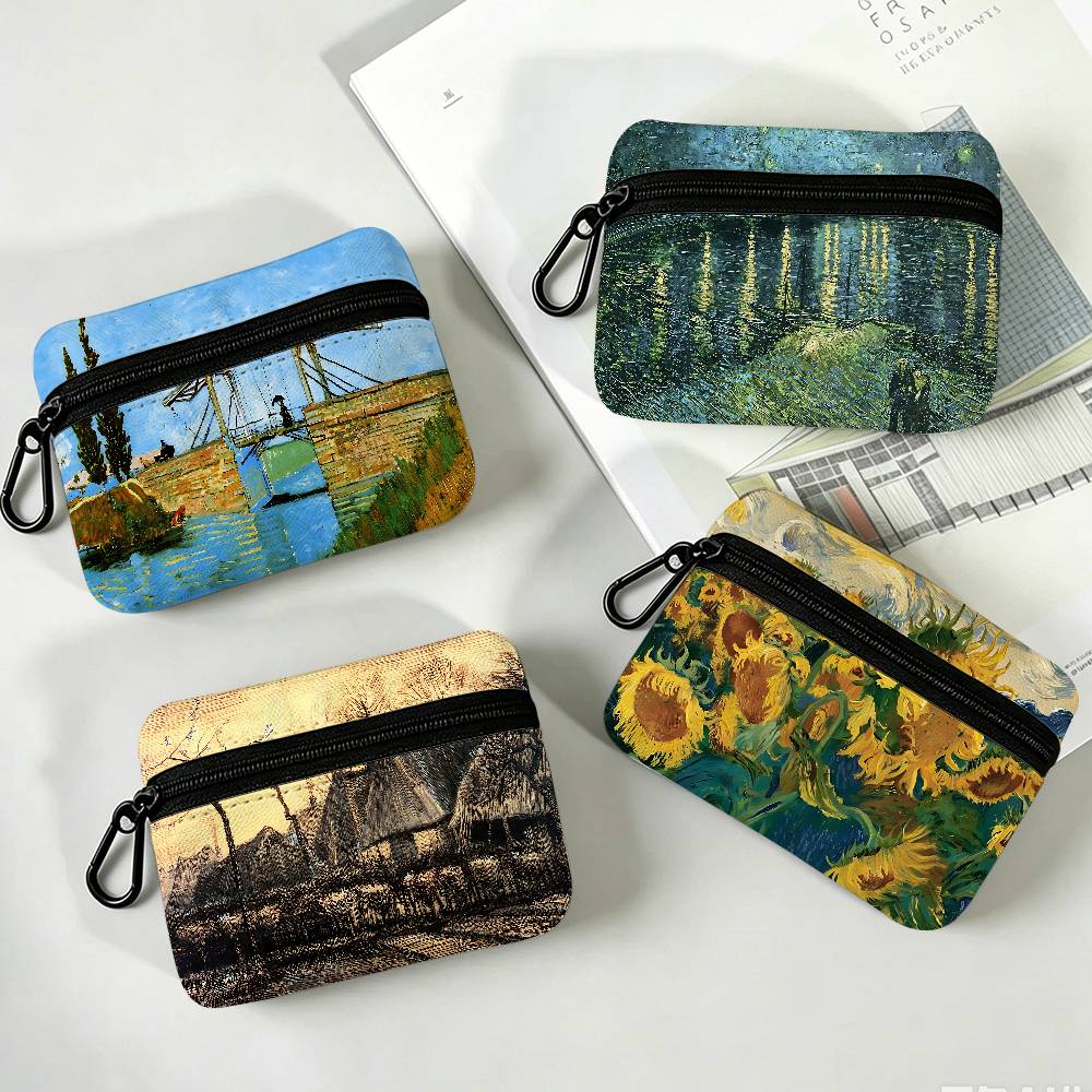 Wallets - Van Gogh Ölgemälde Mini-Hängetasche aus Oxford-Gewebe,
