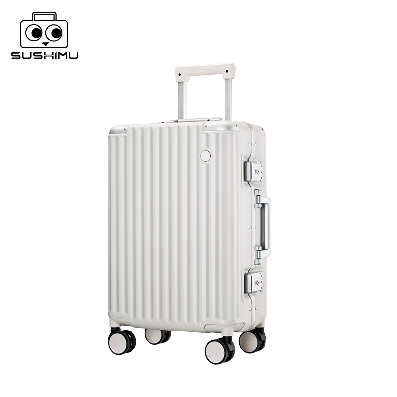 Aluminum Frame Carry On Luggage - Sushimu Koffer Reisekoffer Männer 20 24