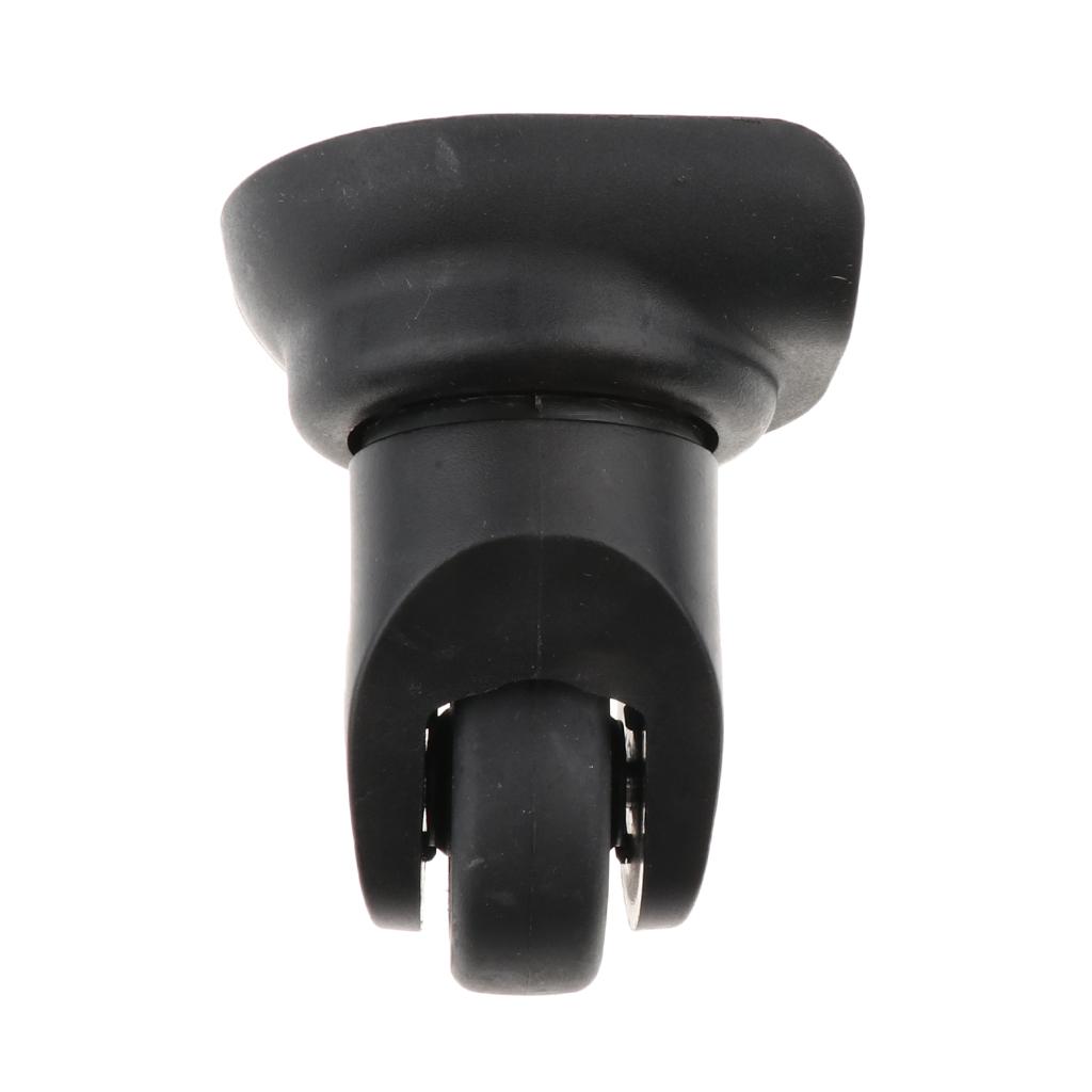 Silent Replacement Luggage Wheels - Kofferrollen 49mm PVC Doppellager Geräuscharmes Design