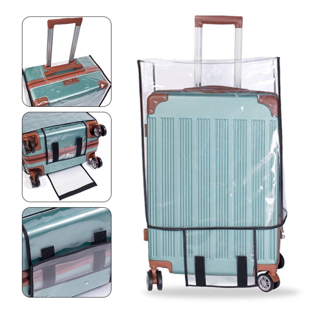 Luggage Protective Cover Transparent - Transparenter PVC-wasserdichter Schutz für Koffer, Gepäckabdeckung,