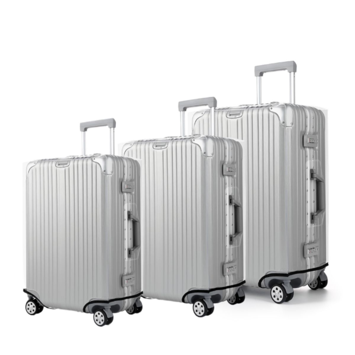 Waterproof Suitcase Cover Protector - Dicker, transparenter Gepäckabdeckungsschutz, 45,7 cm, 50,8