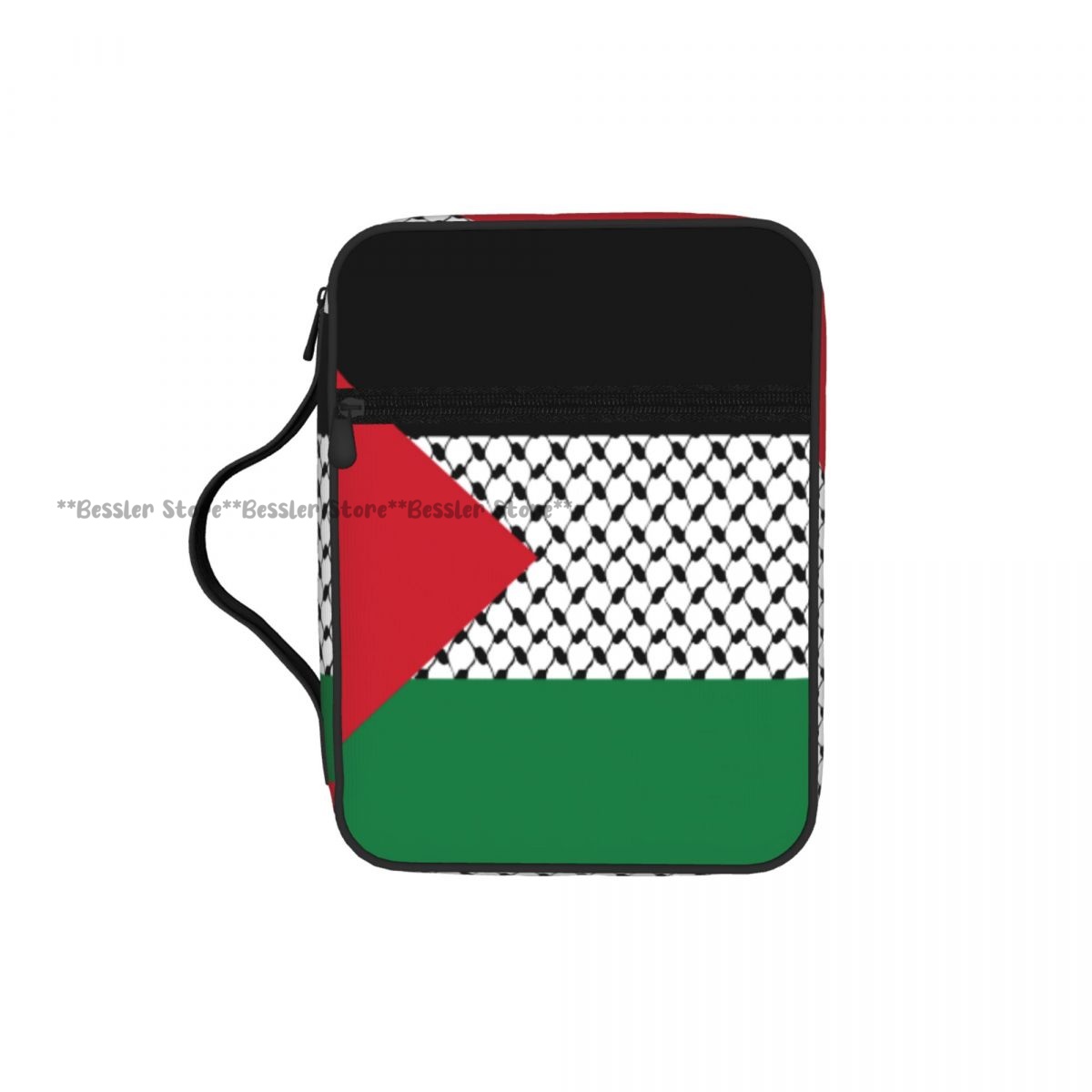 Handbags - Palästina-Flagge Bibel-Tasche mit Reißverschluss und Griff,
