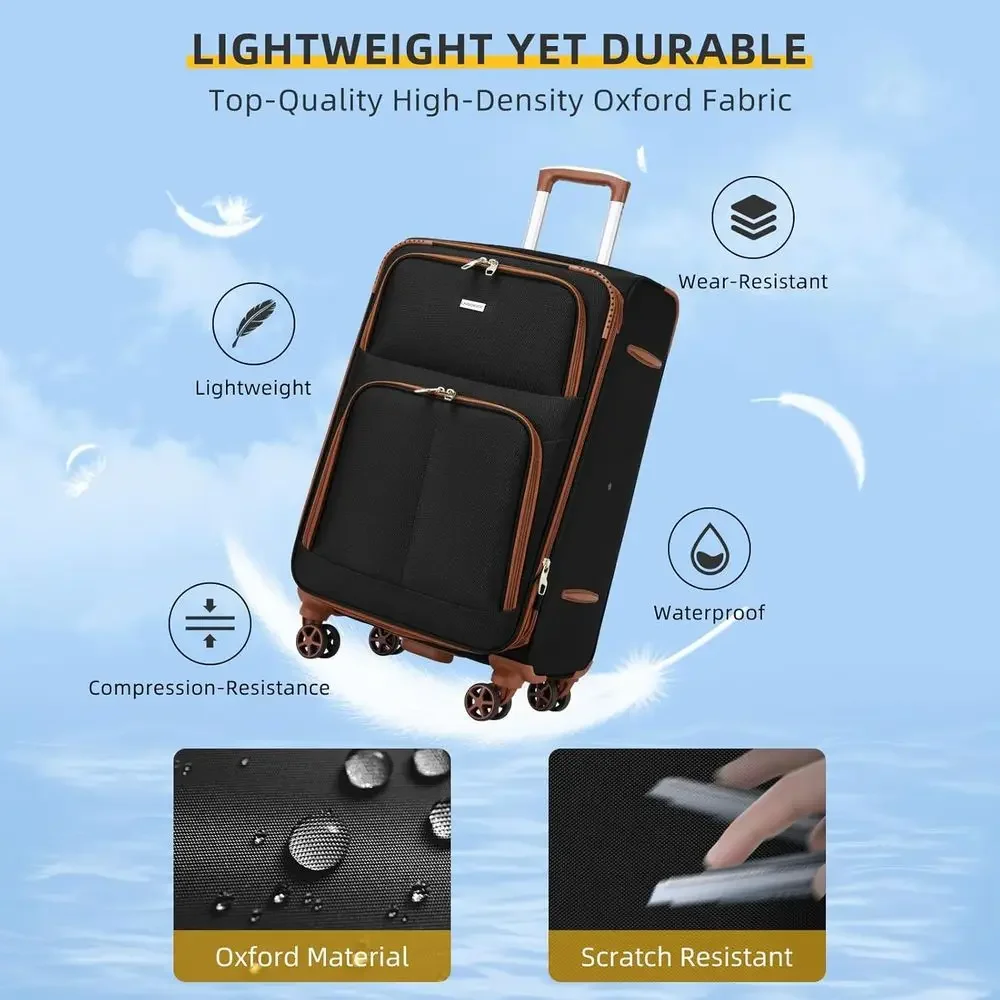 5-teiliges Erweiterbares Koffe – Expandable Hard Shell Luggage Set Bewertung und Preis