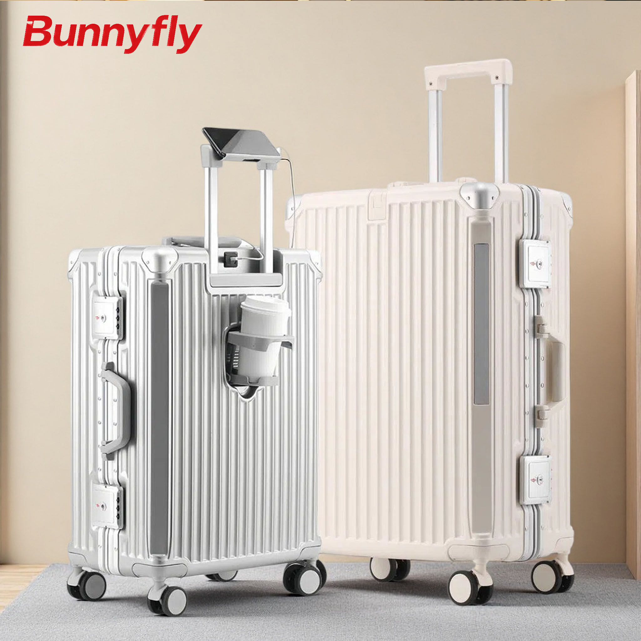 BunnyFly 20 24 26 Zoll Handgep – Aluminum Frame Carry On Luggage Bewertung und Preis