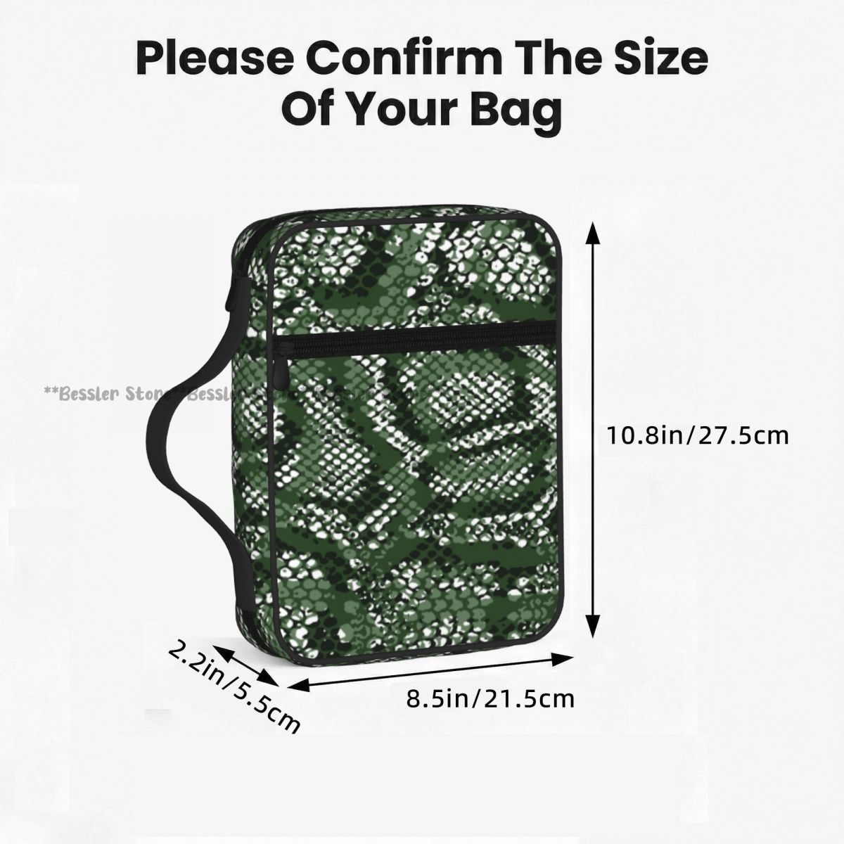 Grüne Schlangenhaut-Muster Bib – Handbags Bewertung und Preis