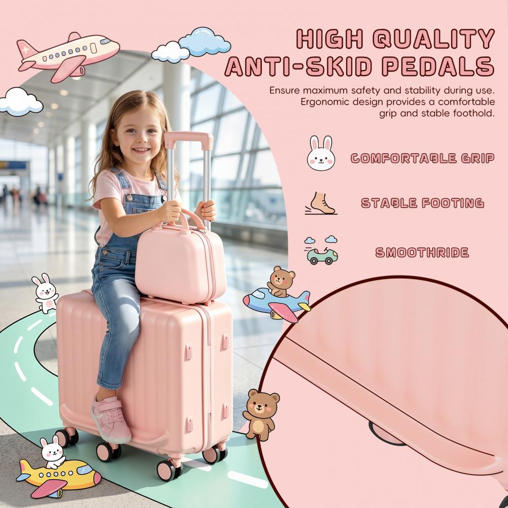 20 Zoll Kinder-Reisekoffer mit – Kids Ride On Suitcase Scooter Bewertung und Preis
