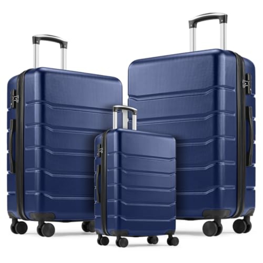 3-teiliges Kofferset für Reise – Expandable Hard Shell Luggage Set Bewertung und Preis
