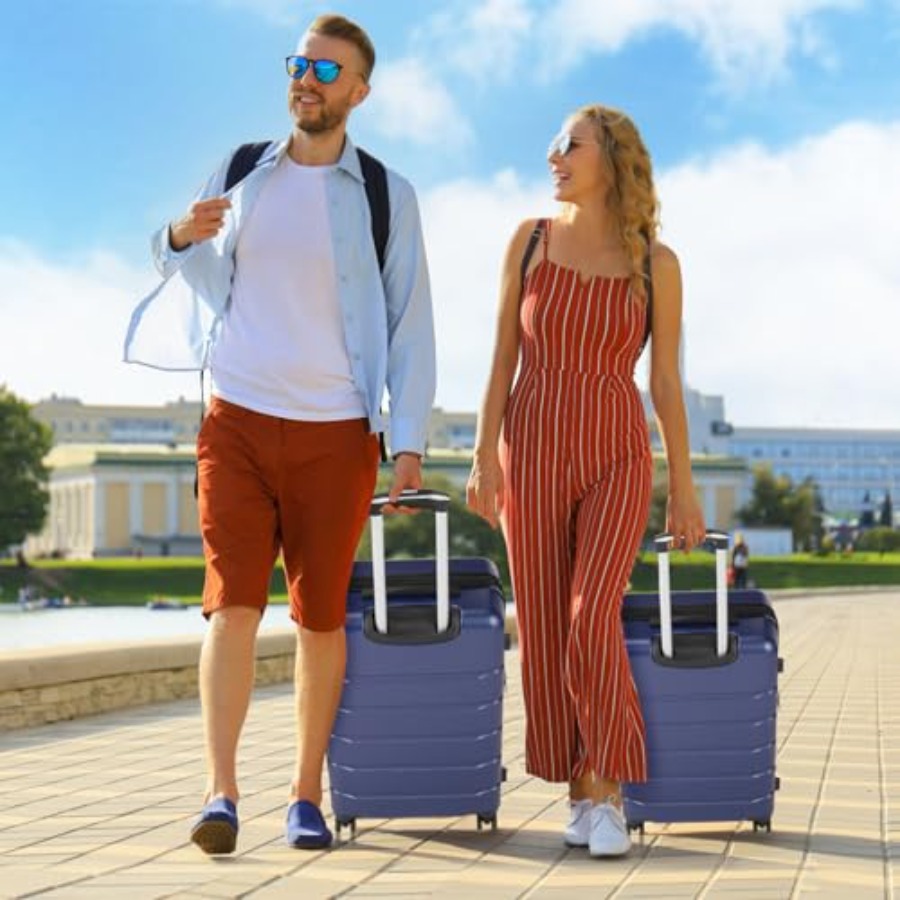 3-teiliges Kofferset für Reise – Expandable Hard Shell Luggage Set Bewertung und Preis