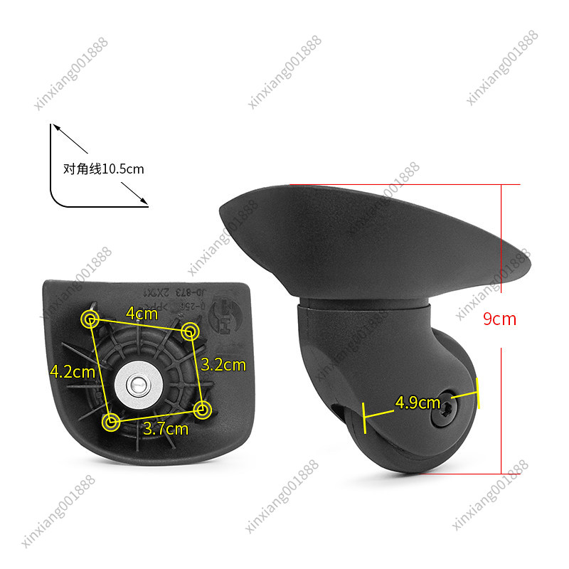 Für Samsonite V22 Gepäckrepara – Silent Replacement Luggage Wheels Bewertung und Preis