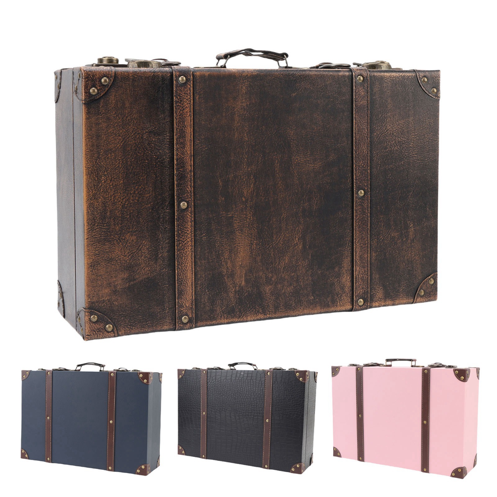 Vintage-Kofferbox im Reisestil – Retro Vintage Trunk Suitcase Bewertung und Preis