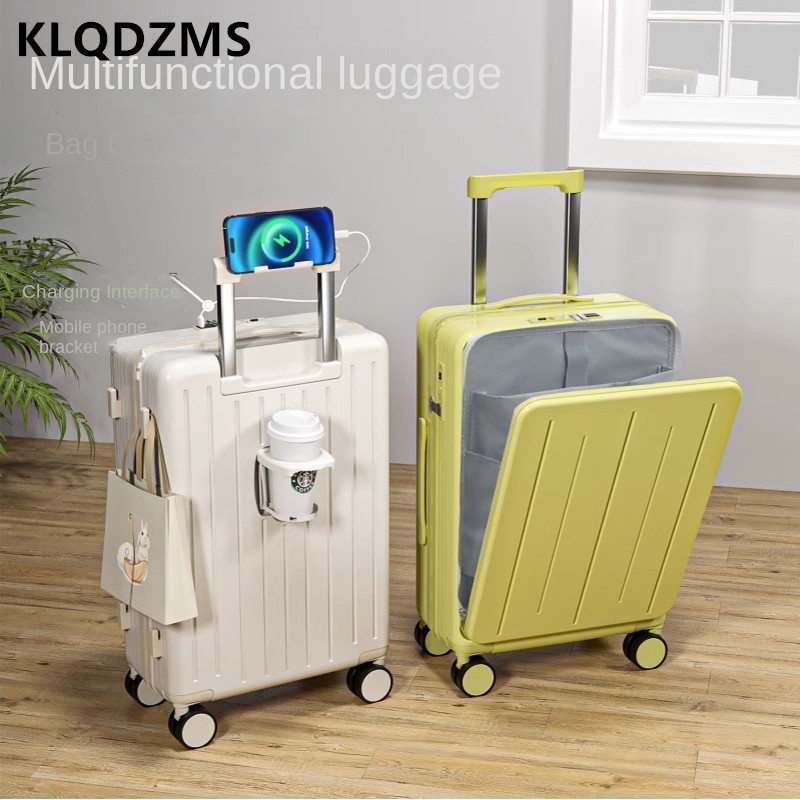 KLQDZMS Hochwertiger Koffer mi – Front Opening Laptop Luggage 24 Inch Bewertung und Preis