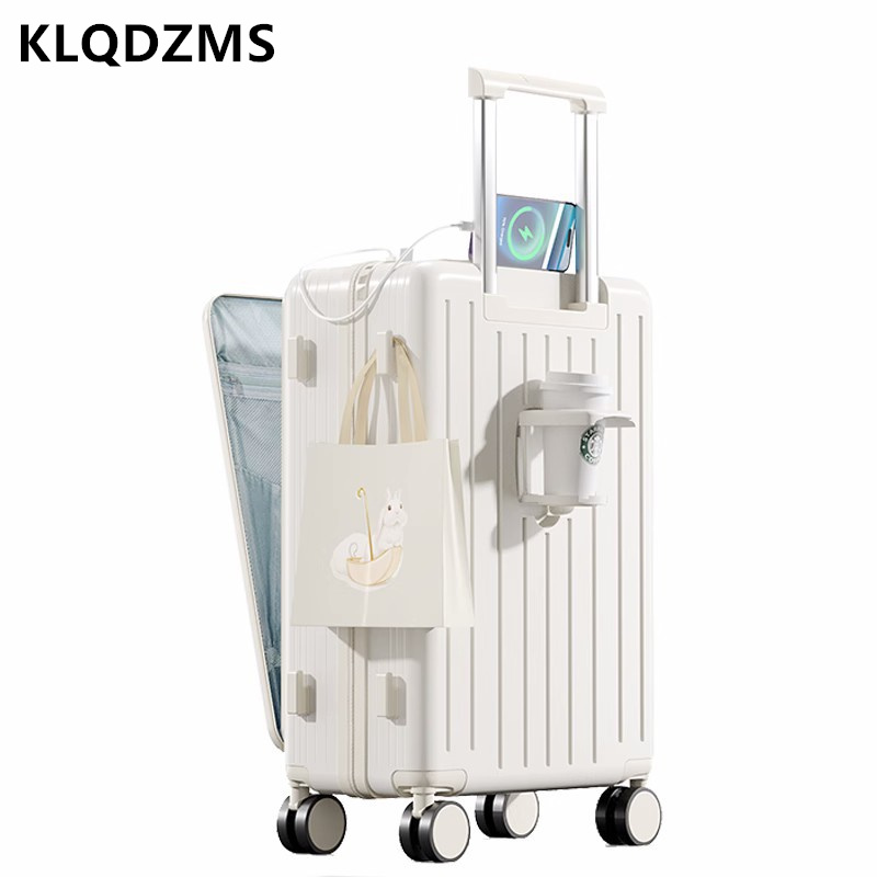 KLQDZMS Hochwertiger Koffer mi – Front Opening Laptop Luggage 24 Inch Bewertung und Preis