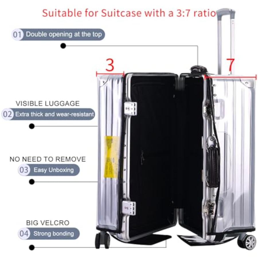 Veki Transparente Kofferhülle  – Luggage Protective Cover Transparent Bewertung und Preis