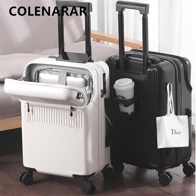 COLENARA Ladekoffer mit Frontö – Front Opening Laptop Luggage 24 Inch Bewertung und Preis