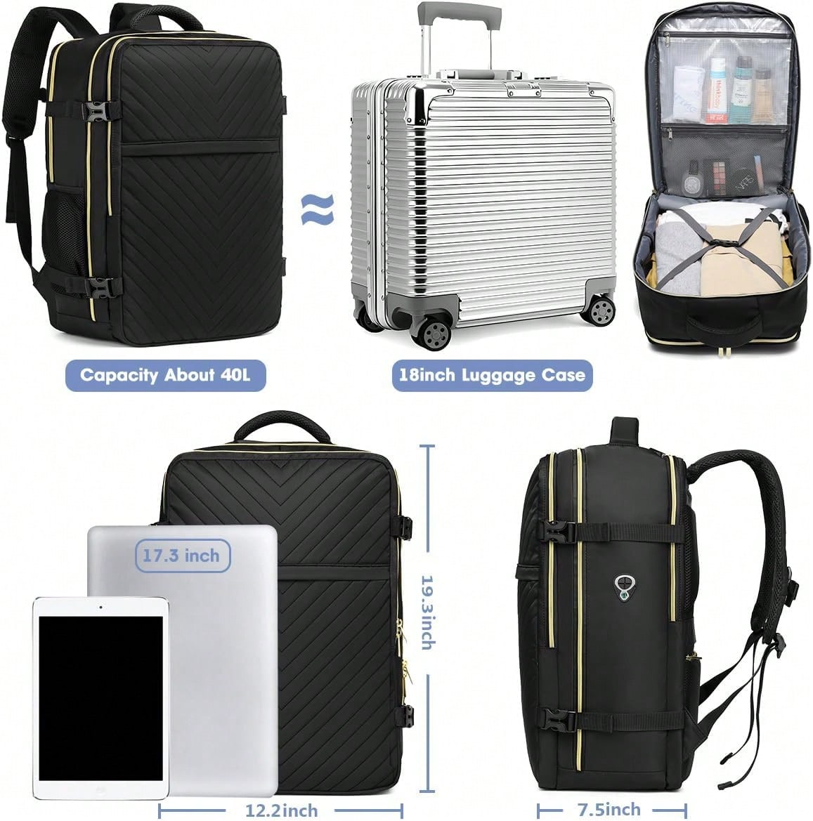 Großer Reise-Rucksack - Flugta – Luggage Bewertung und Preis