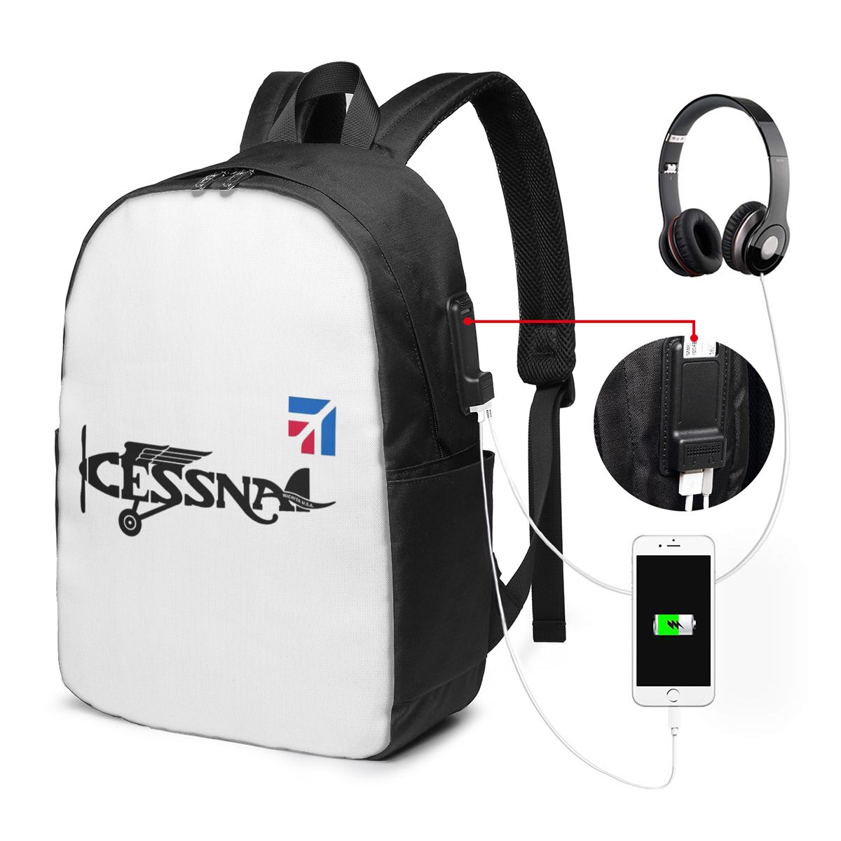 Cessna Logo Rucksack, Reisetas – Travel Bags Bewertung und Preis