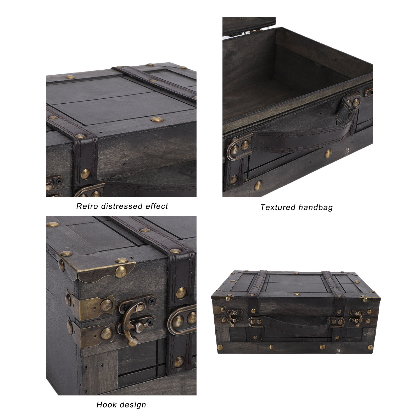 Holz-Aufbewahrungstruhe Vintag – Retro Vintage Trunk Suitcase Bewertung und Preis