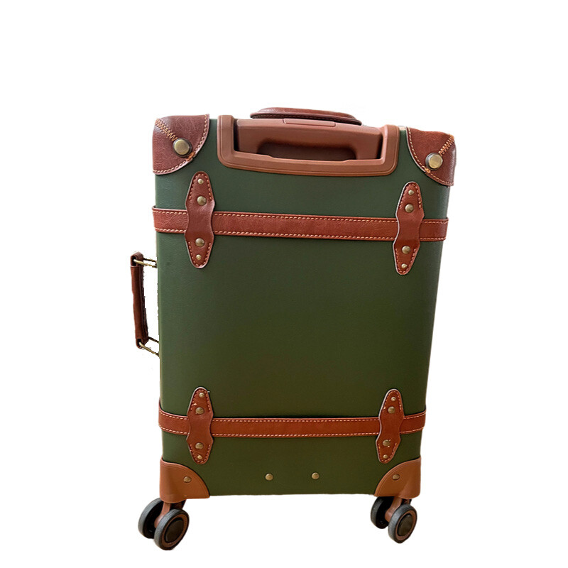 Vintage-Koffer aus PU-Leder fü – Retro Vintage Trunk Suitcase Bewertung und Preis