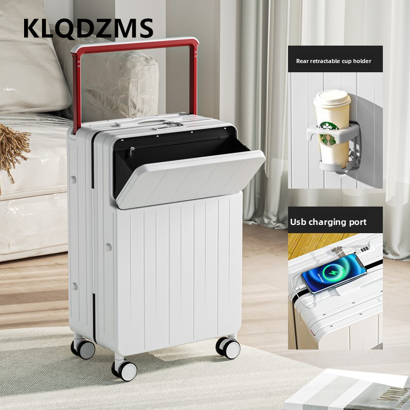 KLQDZMS Multifunktionaler Koff – Front Opening Laptop Luggage 24 Inch Bewertung und Preis