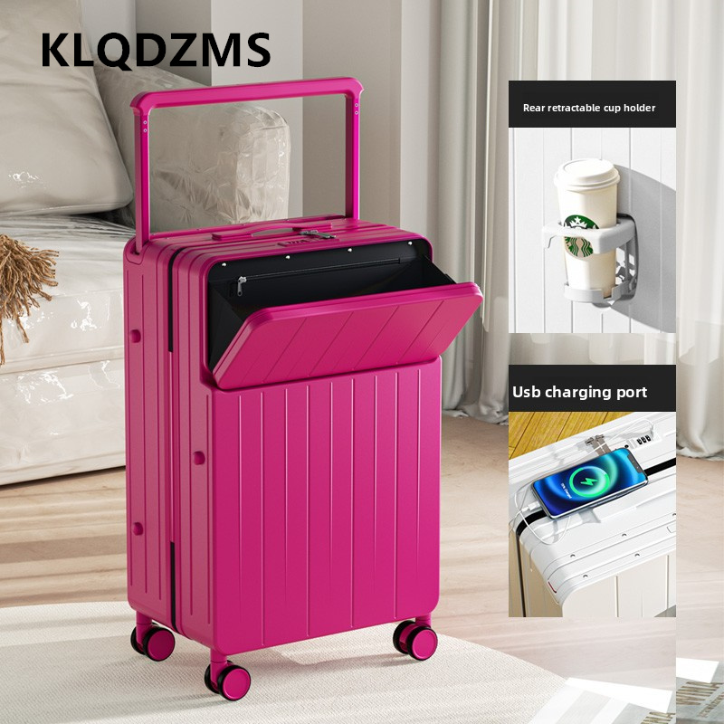 KLQDZMS Multifunktionaler Koff – Front Opening Laptop Luggage 24 Inch Bewertung und Preis