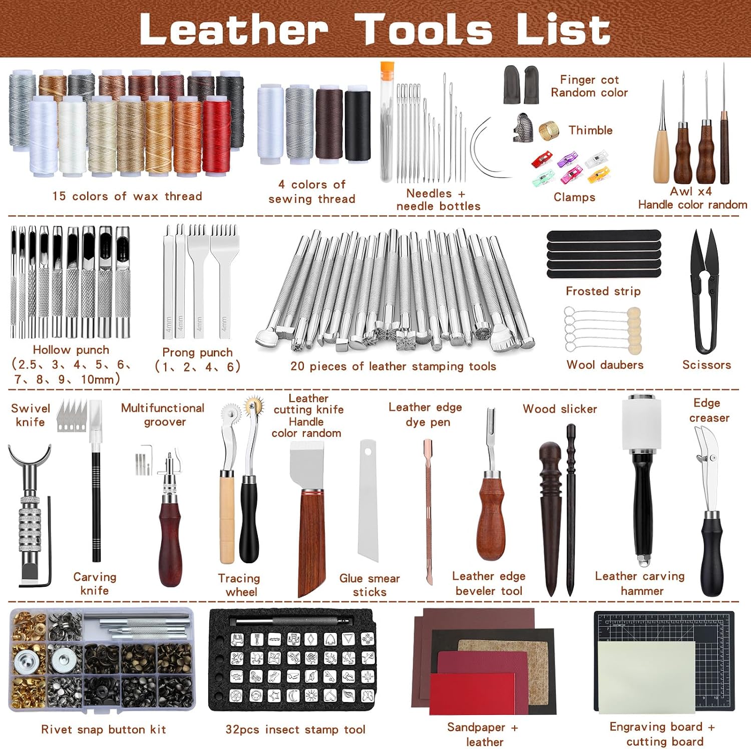 Lederbearbeitungs-Set mit Werk – Handbags Bewertung und Preis