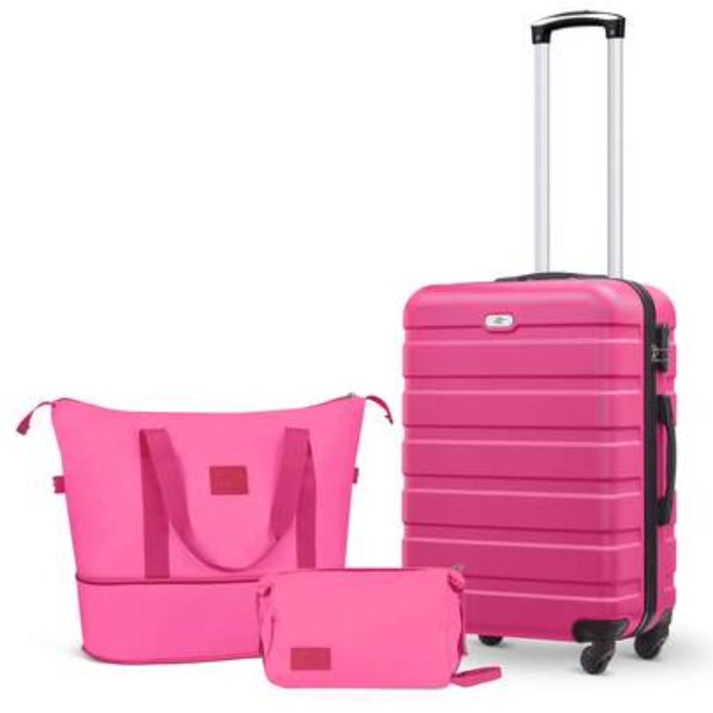 3-teiliges Handgepäck-Set, 20  – Expandable Hard Shell Luggage Set Bewertung und Preis