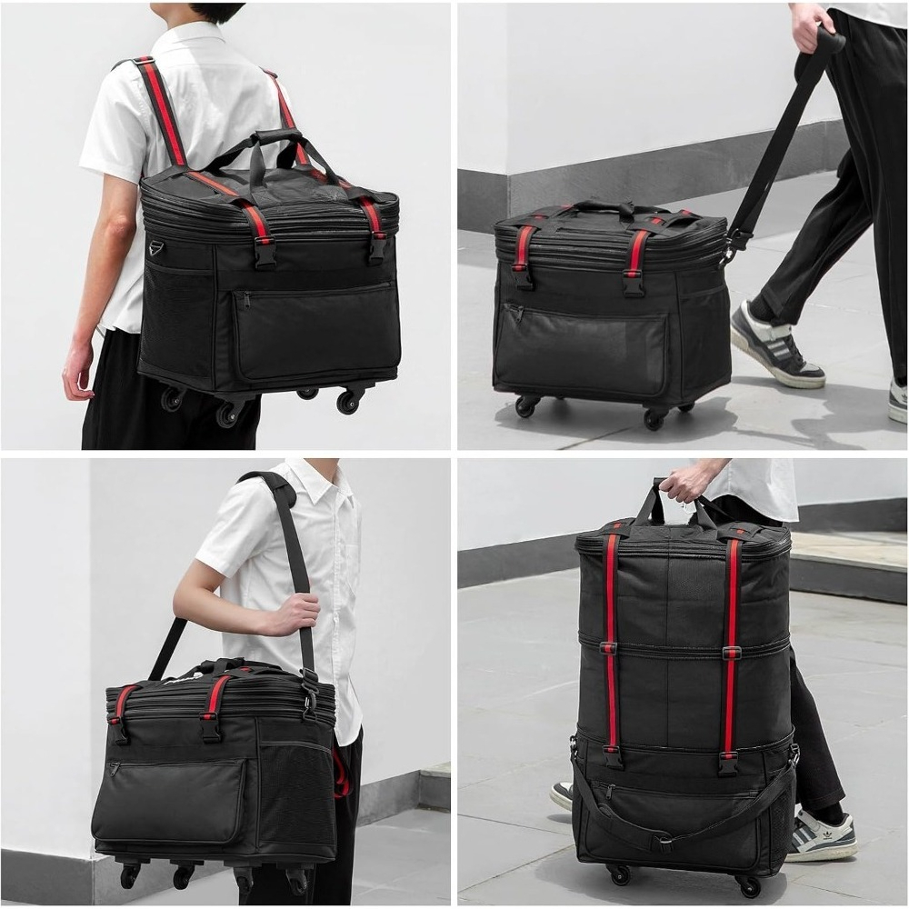 Erweiterbare, faltbare Rolltas – Foldable Rolling Luggage Bag Bewertung und Preis
