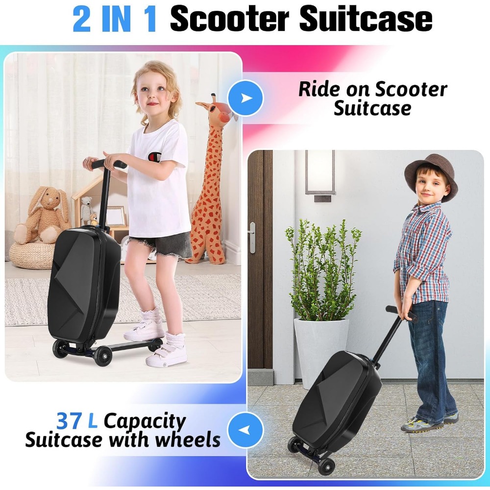 Scooter-Koffer für Kinder: Lei – Kids Ride On Suitcase Scooter Bewertung und Preis