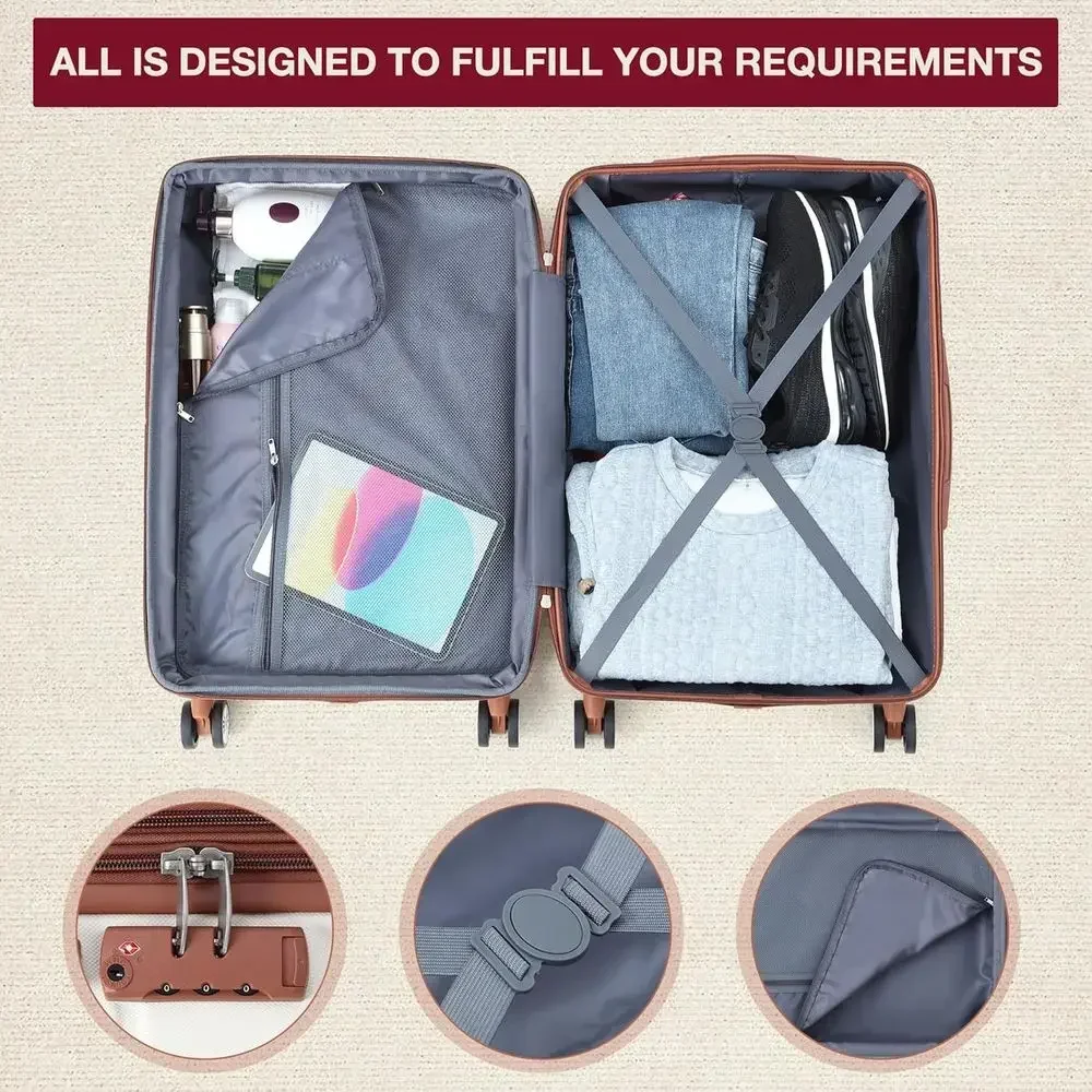 Erweiterbares 3-teiliges Harts – Expandable Hard Shell Luggage Set Bewertung und Preis