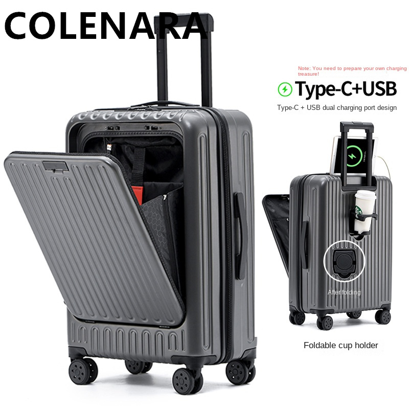 COLENARA 20/24/26 Zoll Multifu – Front Opening Laptop Luggage 24 Inch Bewertung und Preis