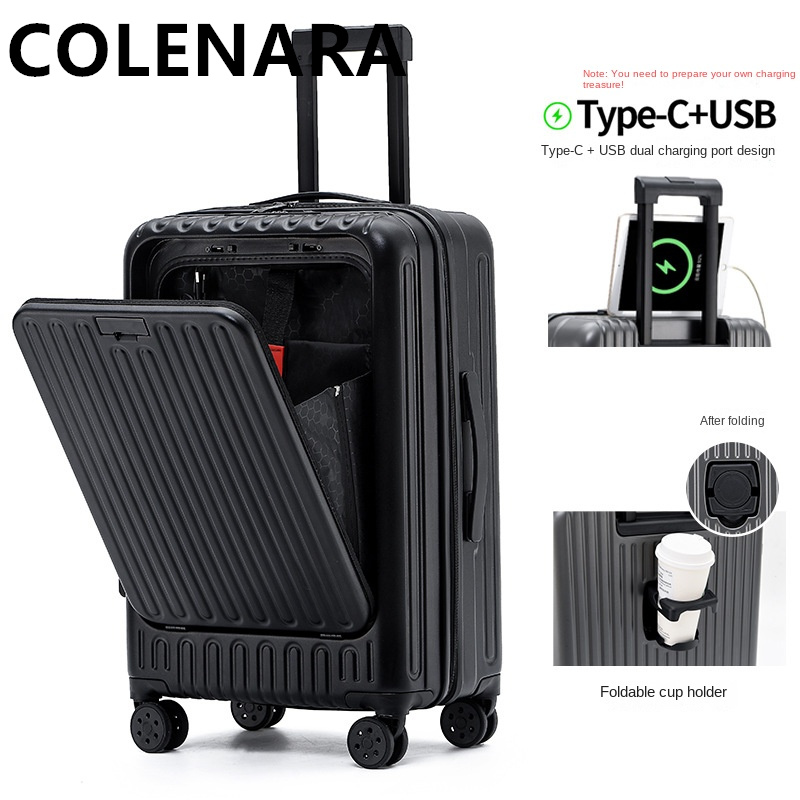 COLENARA 20/24/26 Zoll Multifu – Front Opening Laptop Luggage 24 Inch Bewertung und Preis
