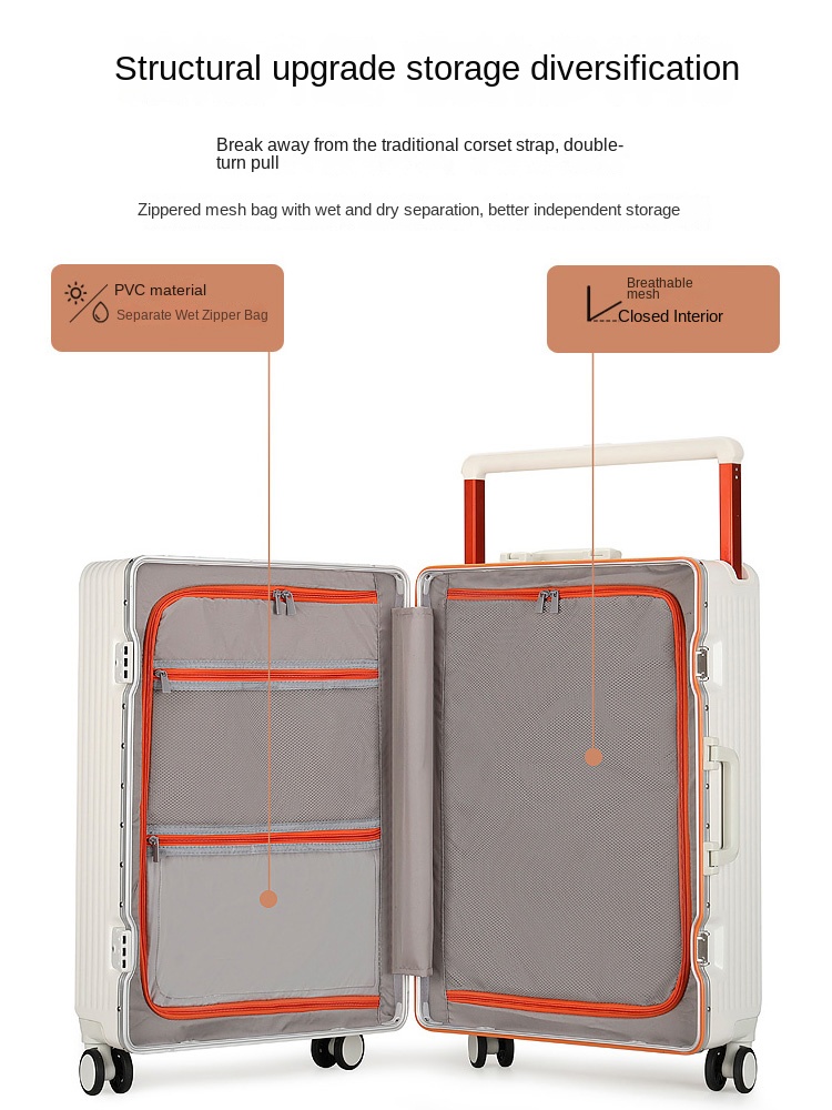 Neuer Koffer mit breitem Griff – Spinner Wheel Rolling Suitcase 20 Inch Bewertung und Preis