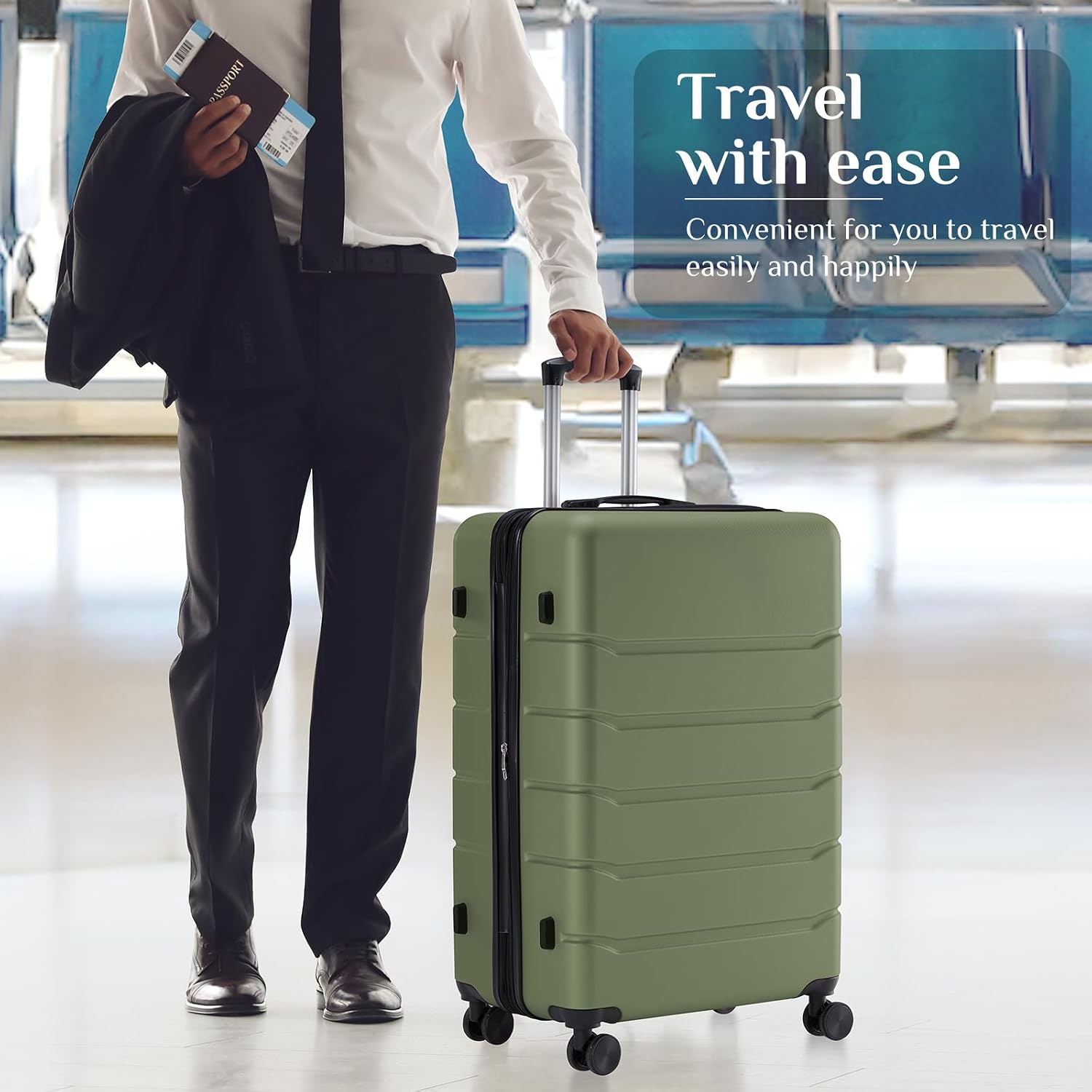28 Zoll Handgepäck, Hartschale – Expandable Hard Shell Luggage Set Bewertung und Preis