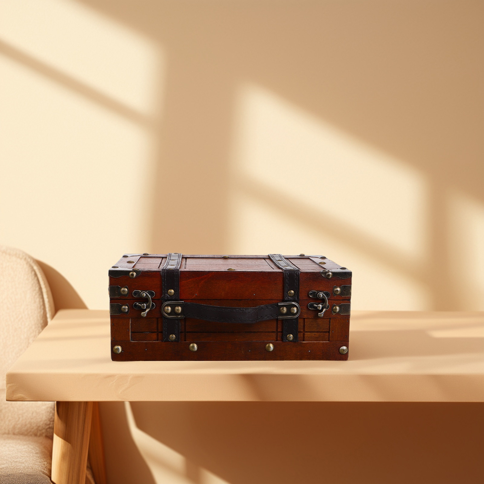 Retro Vintage Holz-Aufbewahrun – Retro Vintage Trunk Suitcase Bewertung und Preis