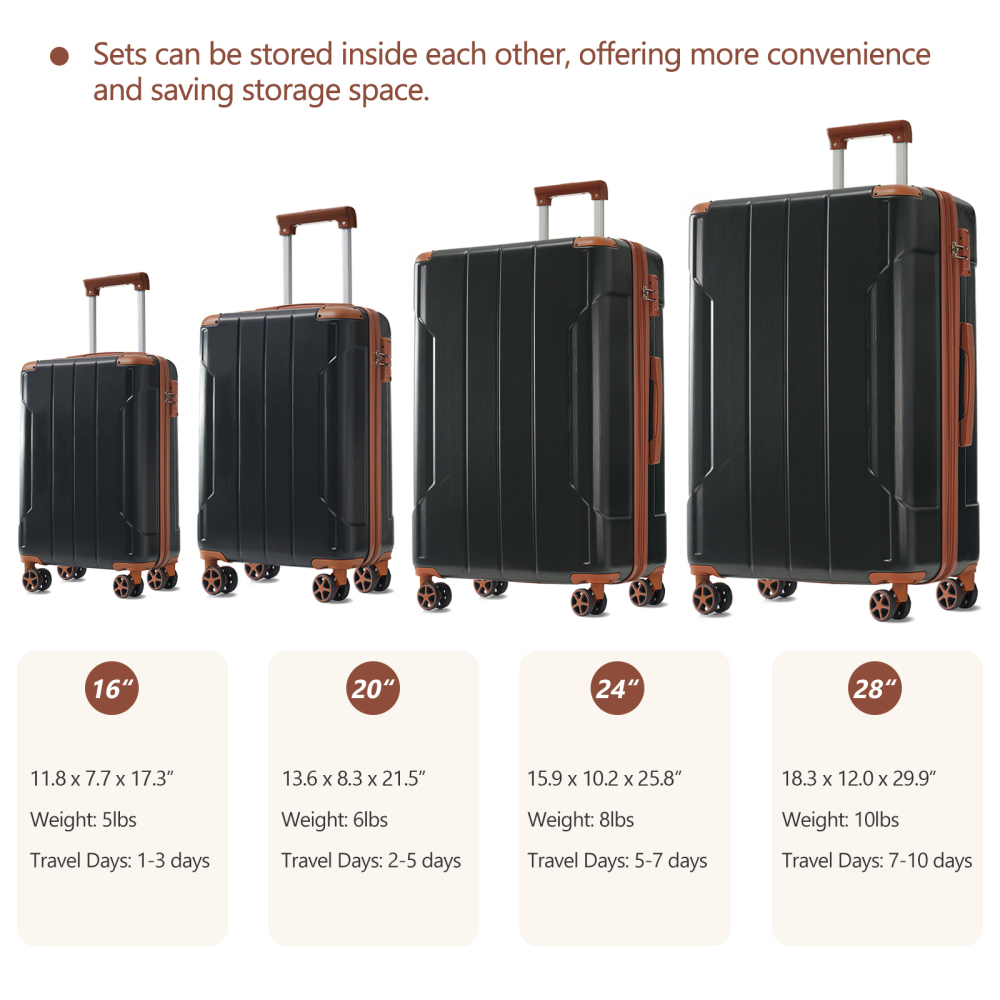 Hartschalen-Kofferset 6-teilig – Expandable Hard Shell Luggage Set Bewertung und Preis