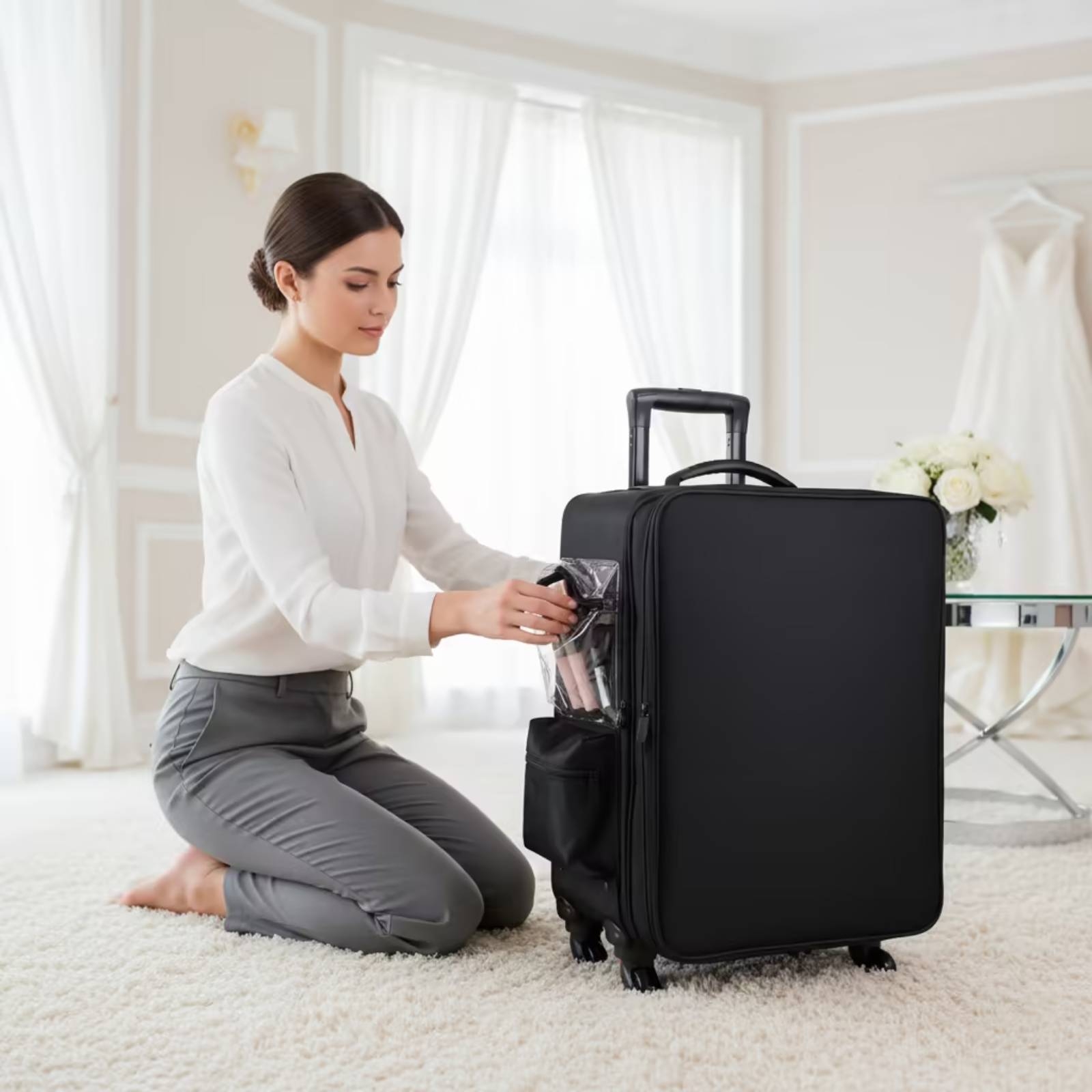 Make-up-Koffer mit Drehrollen, – Backpacks Bewertung und Preis