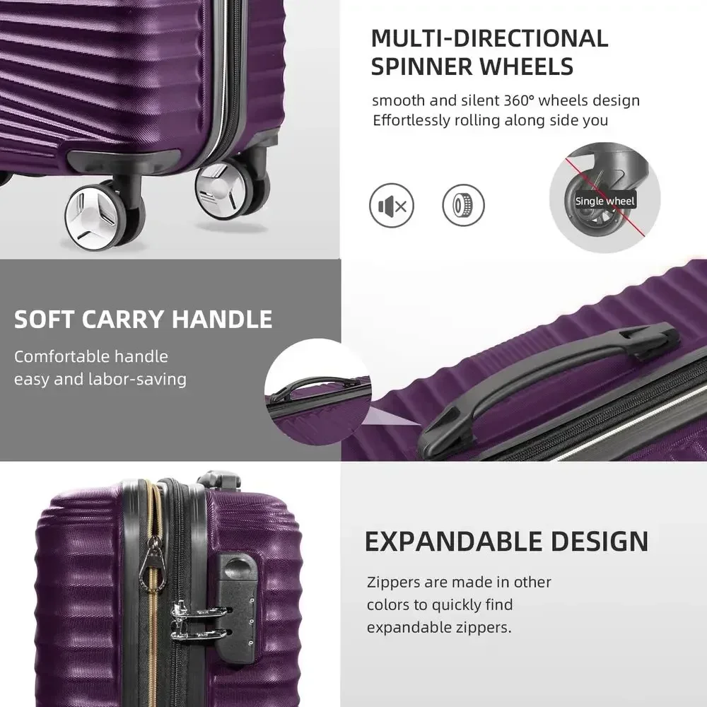 5-teiliges Hartschalen-Koffers – Expandable Hard Shell Luggage Set Bewertung und Preis