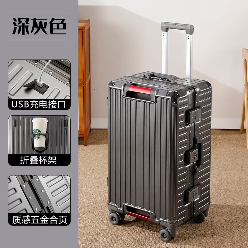 Großer Reisekoffer mit Alumini – Aluminum Frame Carry On Luggage Bewertung und Preis