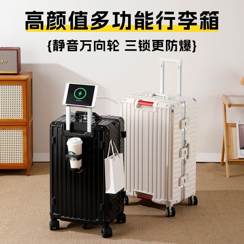 Großer Reisekoffer mit Alumini – Aluminum Frame Carry On Luggage Bewertung und Preis