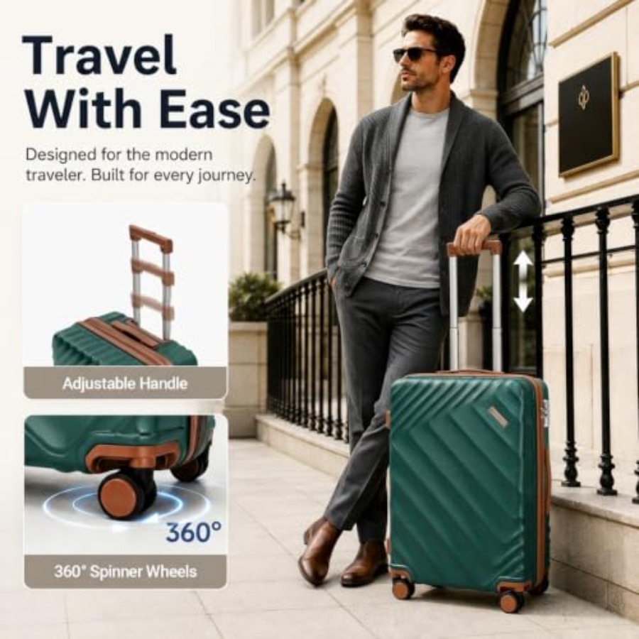 5-teiliges Hartschalen-Koffers – Expandable Hard Shell Luggage Set Bewertung und Preis