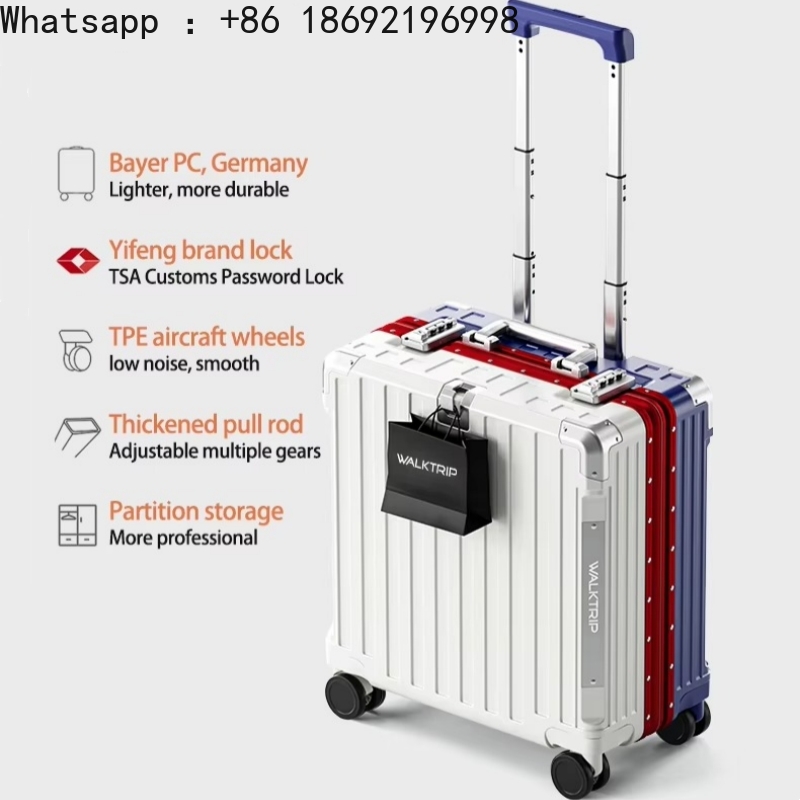 18-Zoll-Koffer Handgepäck Roll – Aluminum Frame Carry On Luggage Bewertung und Preis