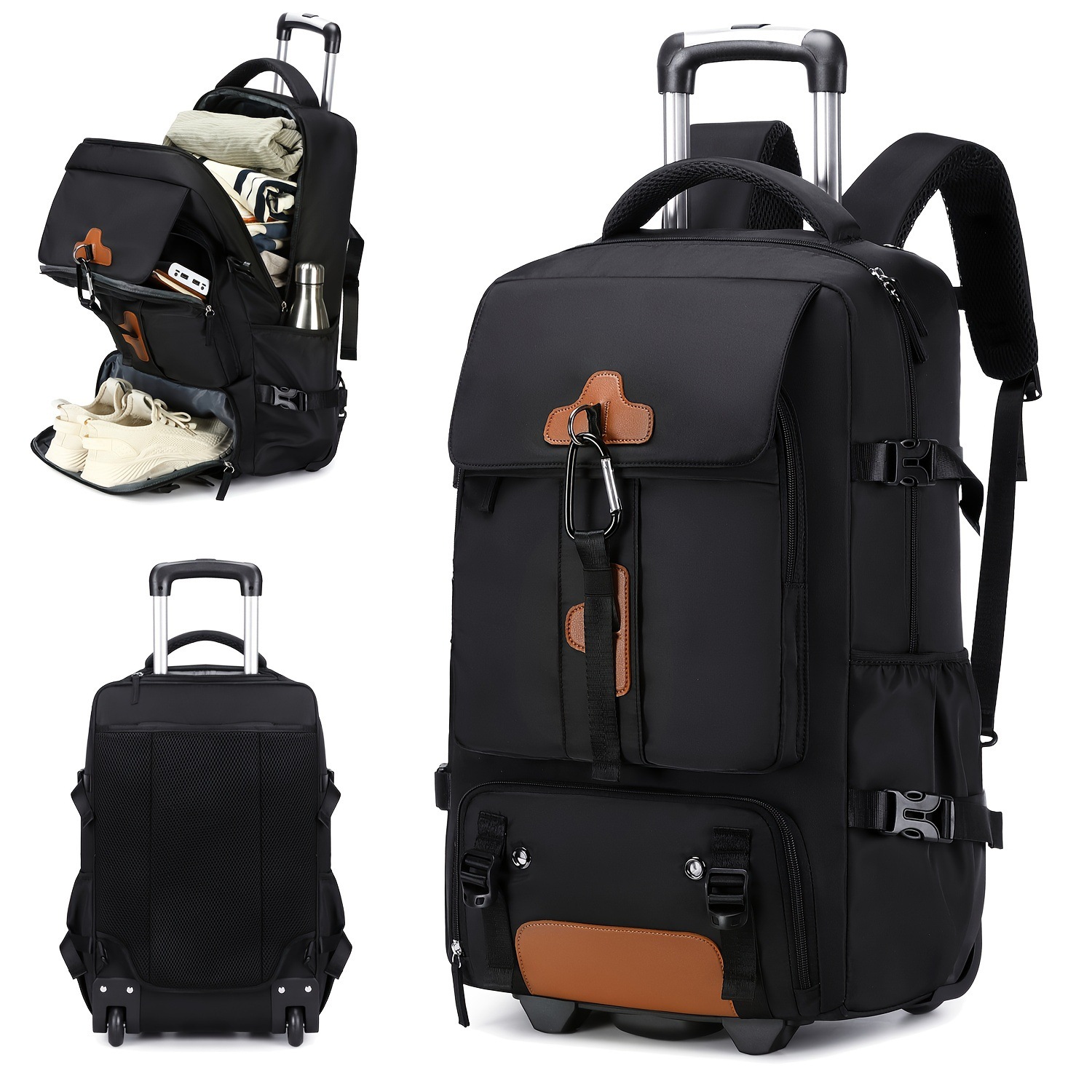 Rollrucksack, großer Reiseruck – Foldable Rolling Luggage Bag Bewertung und Preis