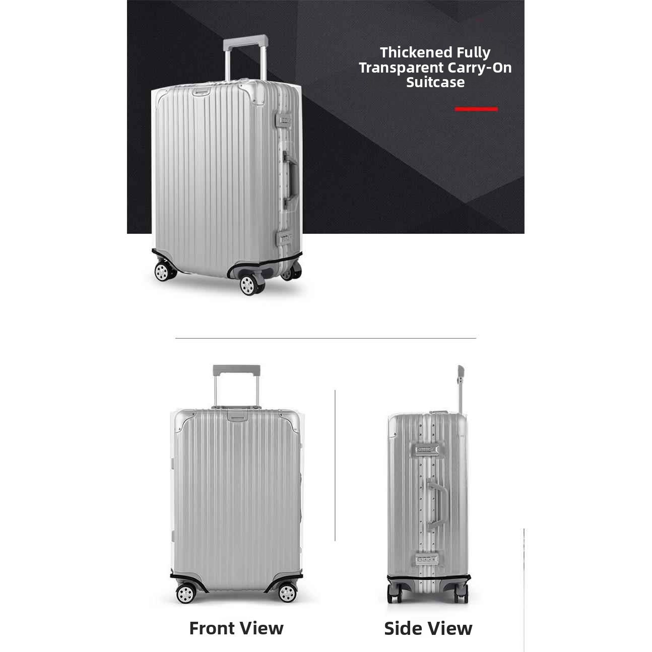 Verstärkte Wasserdichte Transp – Luggage Protective Cover Transparent Bewertung und Preis