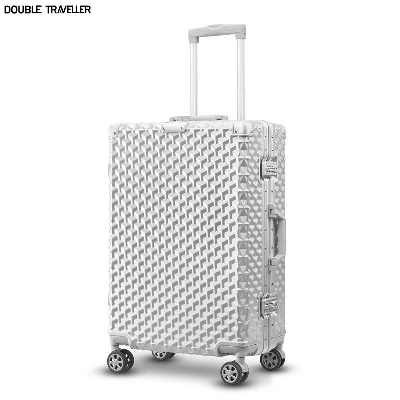 Neuer Reisekoffer, Passwortbox – Aluminum Frame Carry On Luggage Bewertung und Preis