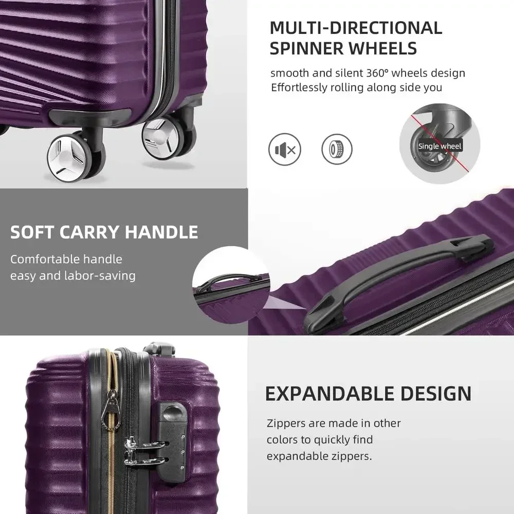 5-teiliges Hartschalen-Koffers – Expandable Hard Shell Luggage Set Bewertung und Preis