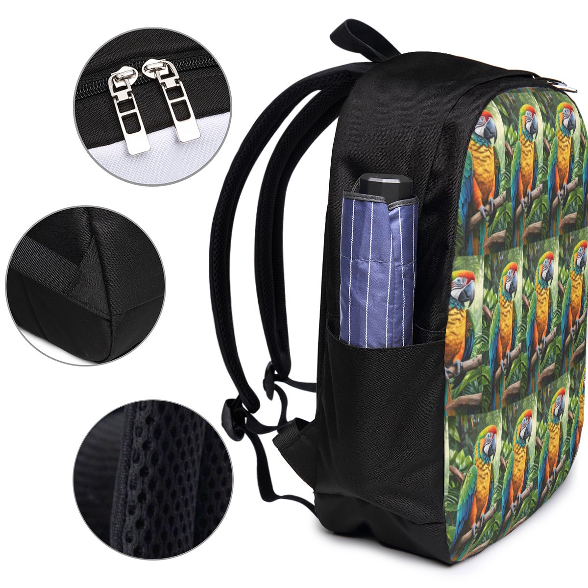 Niedlicher Papageien-Rucksack, – Travel Bags Bewertung und Preis
