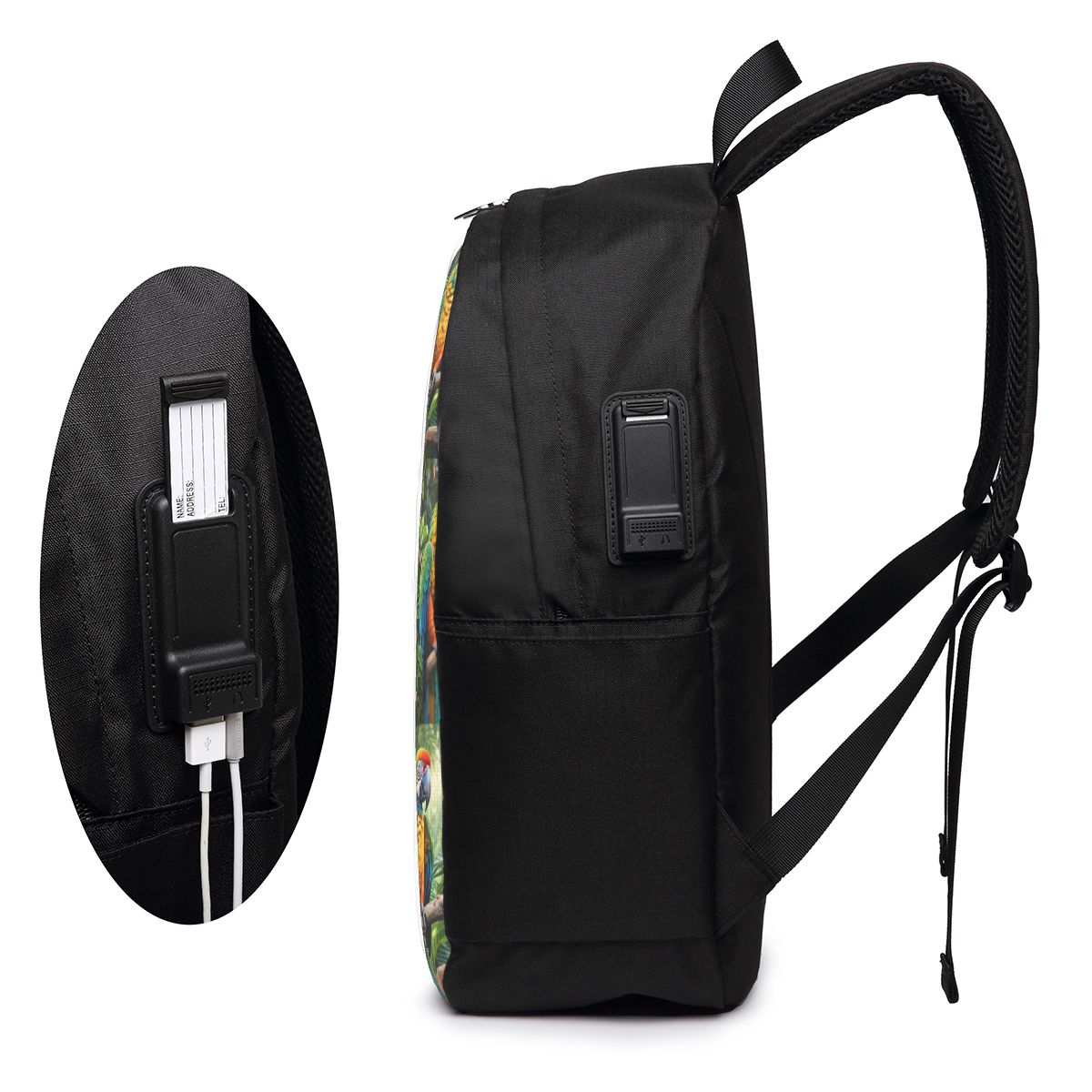 Niedlicher Papageien-Rucksack, – Travel Bags Bewertung und Preis